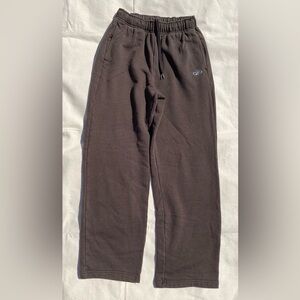 Alo Yoga Accolade Dark Brown Sweatpants Oversized Fit Unisex Style Medium Casual